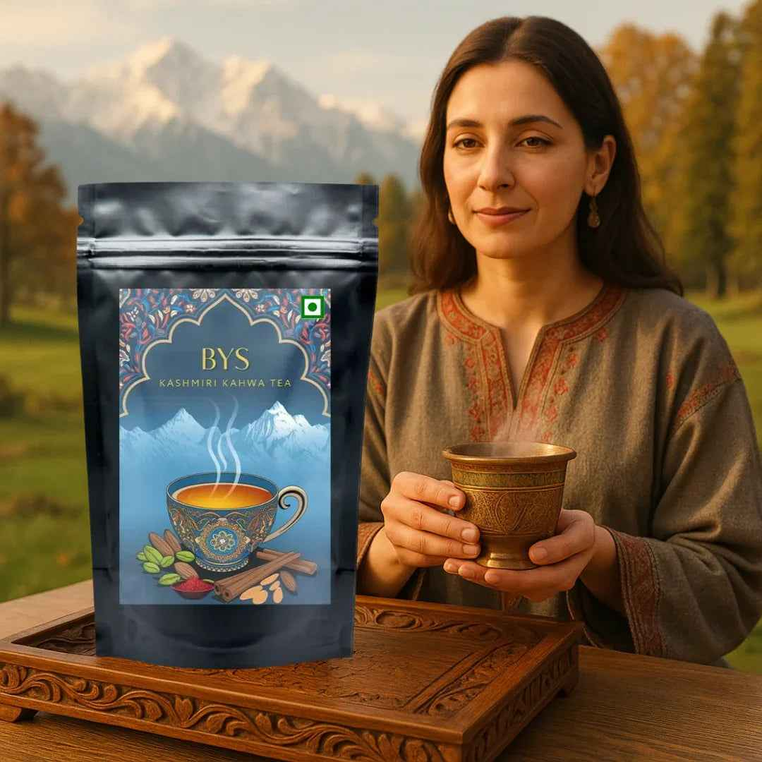 Kashmiri Kahwa Tea.