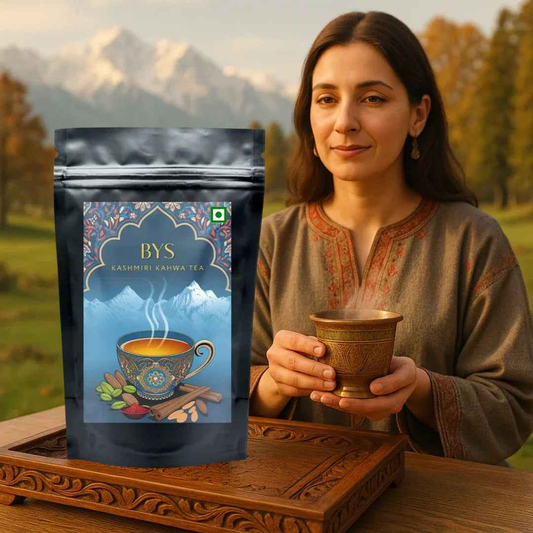 Kashmiri Kahwa Tea.